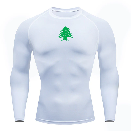 Lebanon Cedar Tree Compression Long-Sleeve