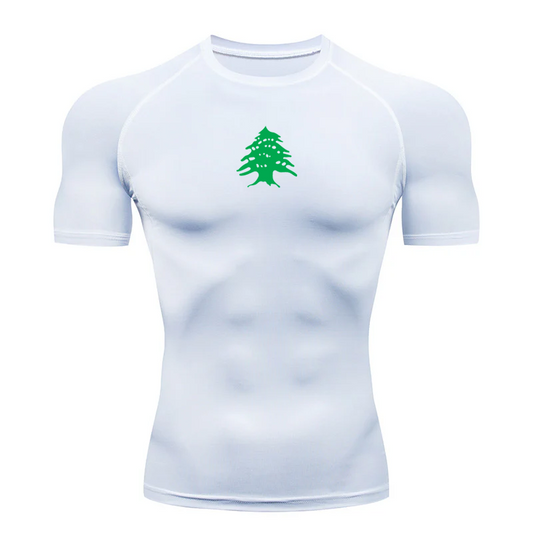 Lebanon Cedar Tree Compression Short-Sleeve